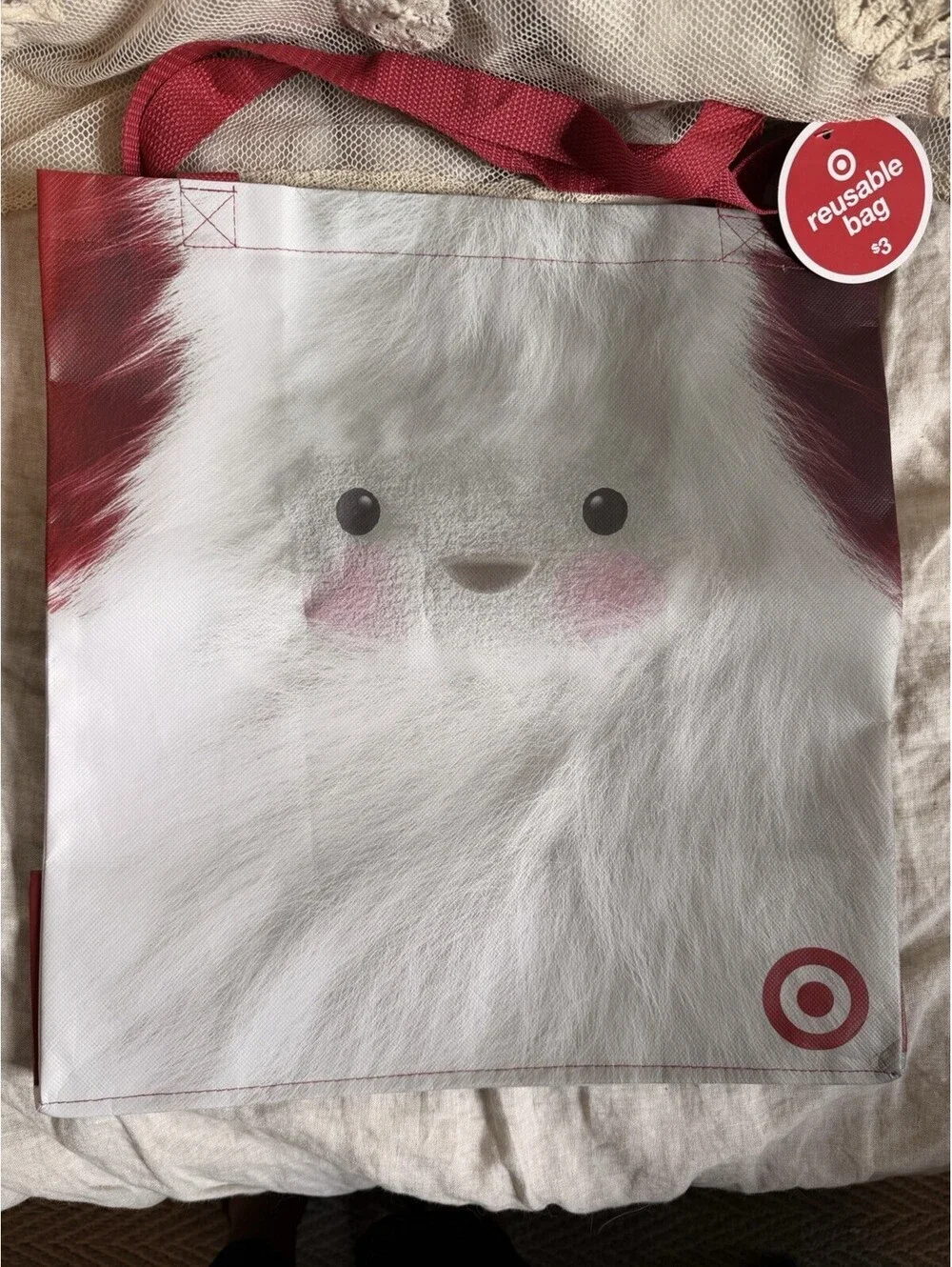 2 Pack *NEW* Target Exclusive Limited Edition Large Holiday Yeti Bumble Tote Bag